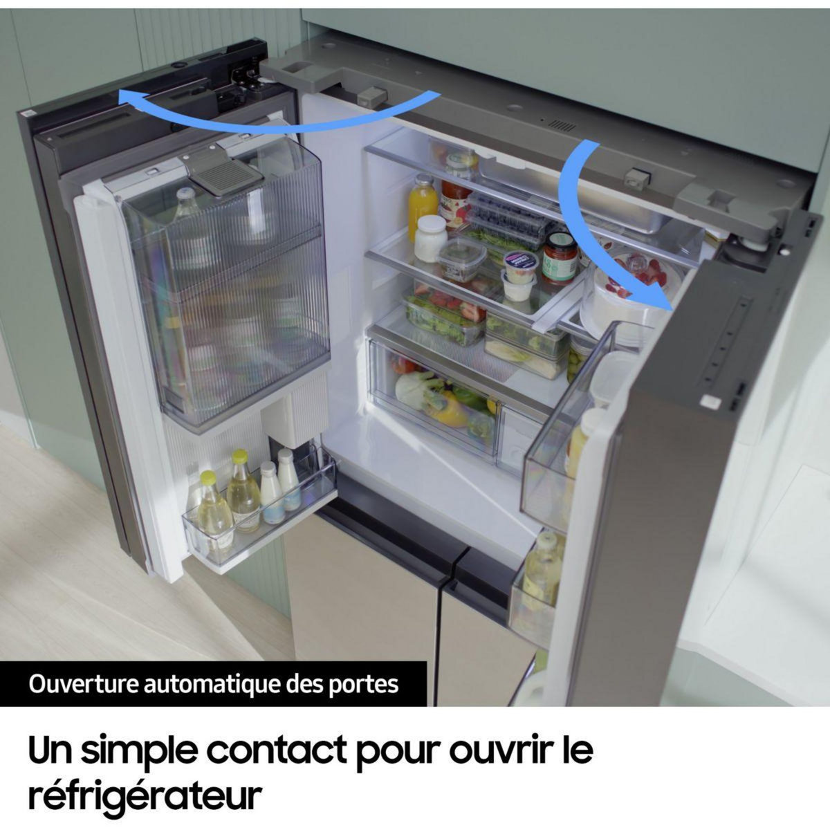 Samsung Réfrigérateur Américain RS90F66BET Bespoke AI Family