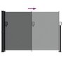 Voir la diapositive 5 : VIDAXL Auvent lateral retractable anthracite 140x600 cm