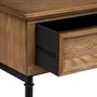Voir la diapositive 3 : ATMOSPHERA Console 2 Tiroirs Design  Danik  110cm Naturel