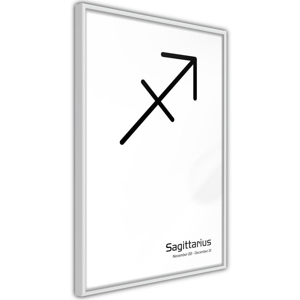 Paris Prix Affiche Murale Encadrée  Zodiac Sagittarius II