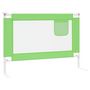 Voir la diapositive 4 : VIDAXL Barriere de securite de lit enfant Vert 90x25 cm Tissu