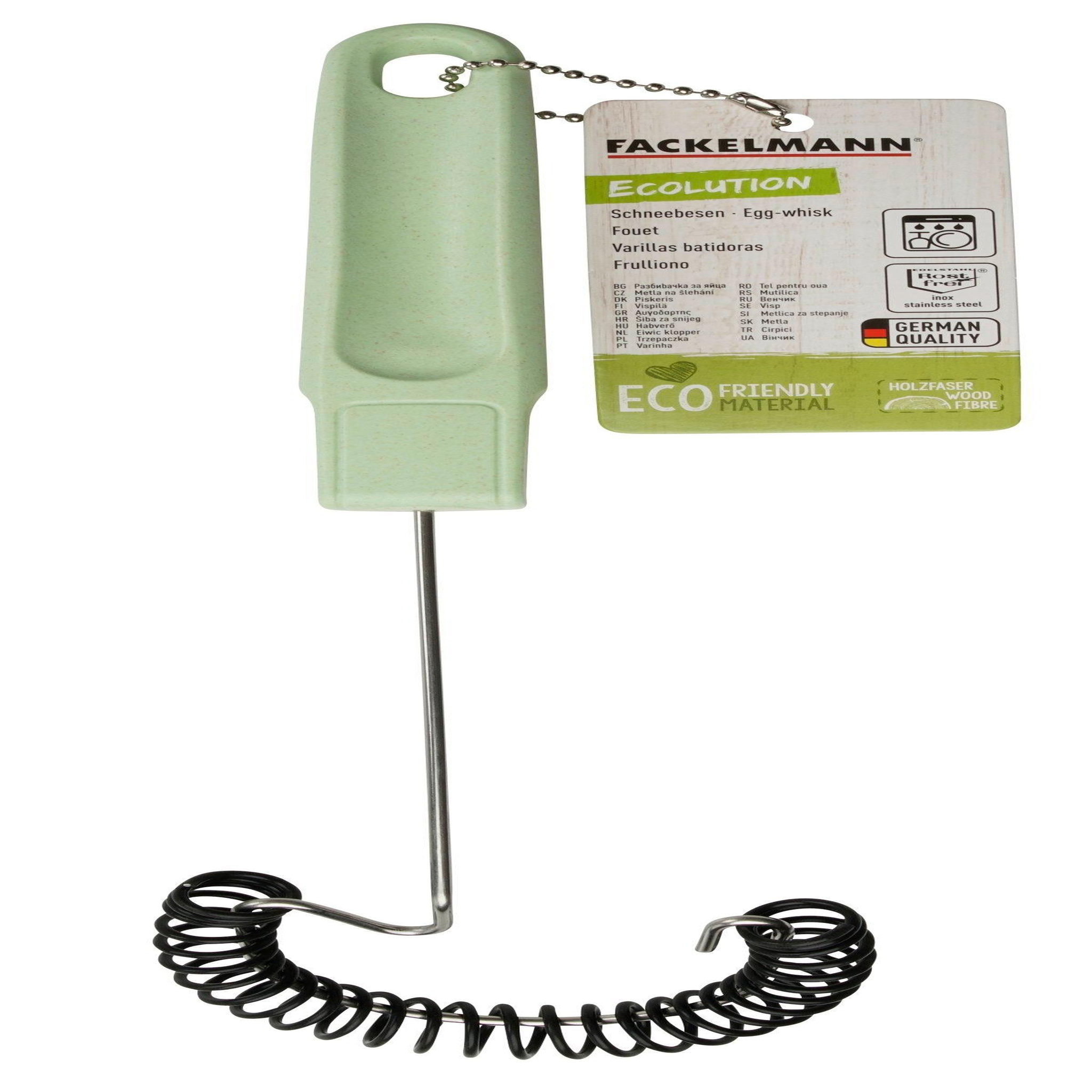 Voir la diapositive 2 : Fackelmann Fouet cuillère spirale 27 cm fackelmann ecolution