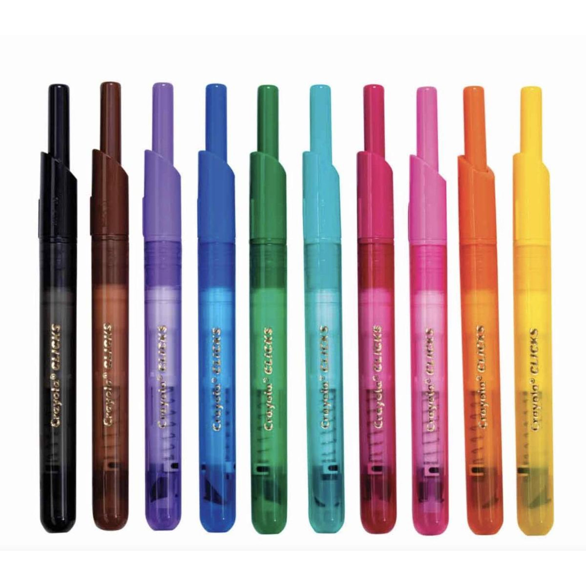 Voir la diapositive 4 : Crayola Marqueurs Clicks retractables 10 pcs