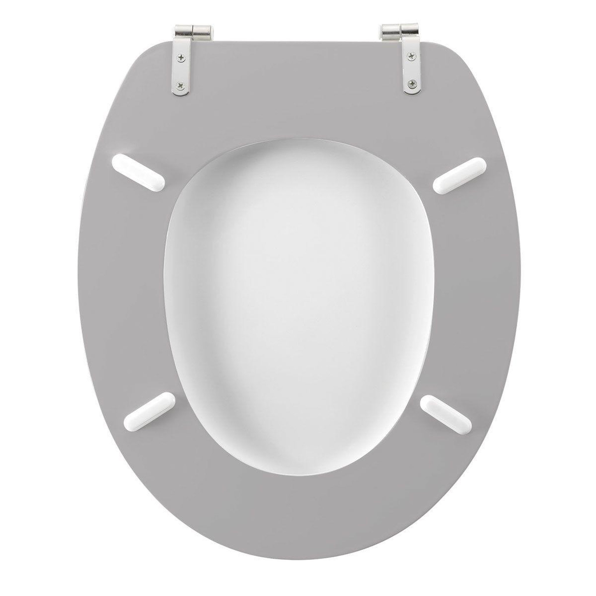 Voir la diapositive 4 : Douceur d'Intérieur Abattant wc imprimé  amber  46cm gris