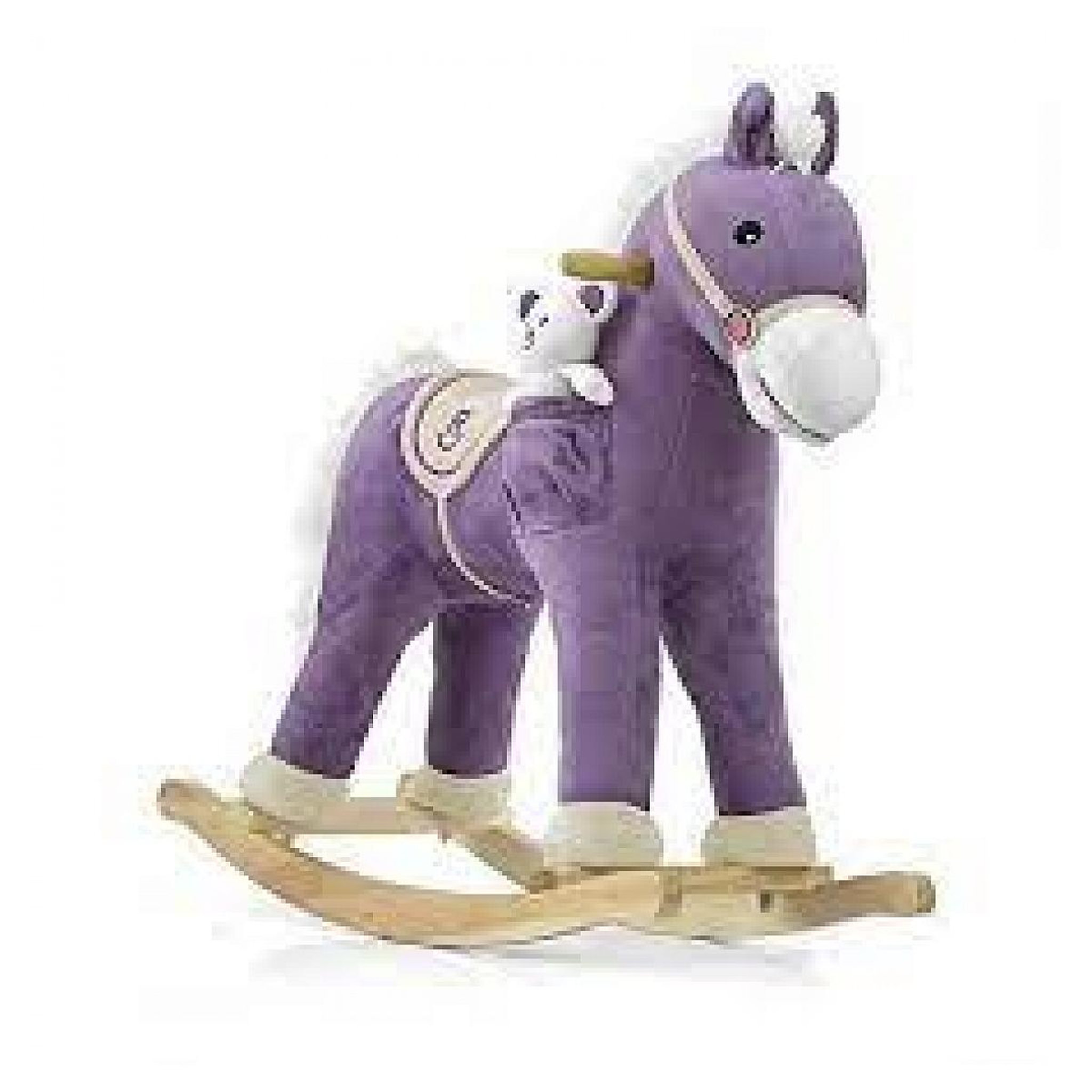 MILLY MALLY Cheval à Bascule Poney Violet