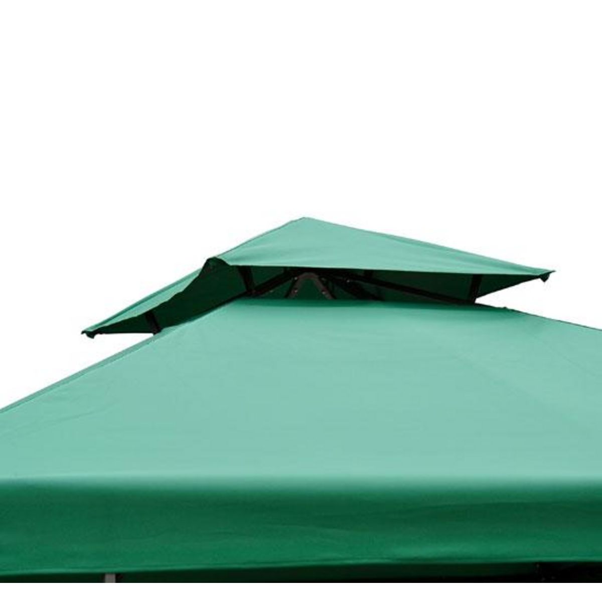 HOMCOM Toile de rechange pour pavillon tonnelle tente 3 x 3 m vert foncé