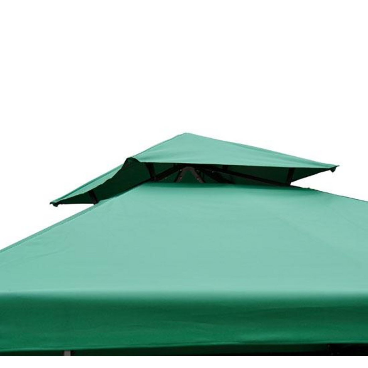 HOMCOM Toile de rechange pour pavillon tonnelle tente 3 x 3 m vert foncé