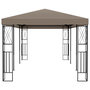 Voir la diapositive 3 : VIDAXL Belvedere 6x3 m Taupe Tissu