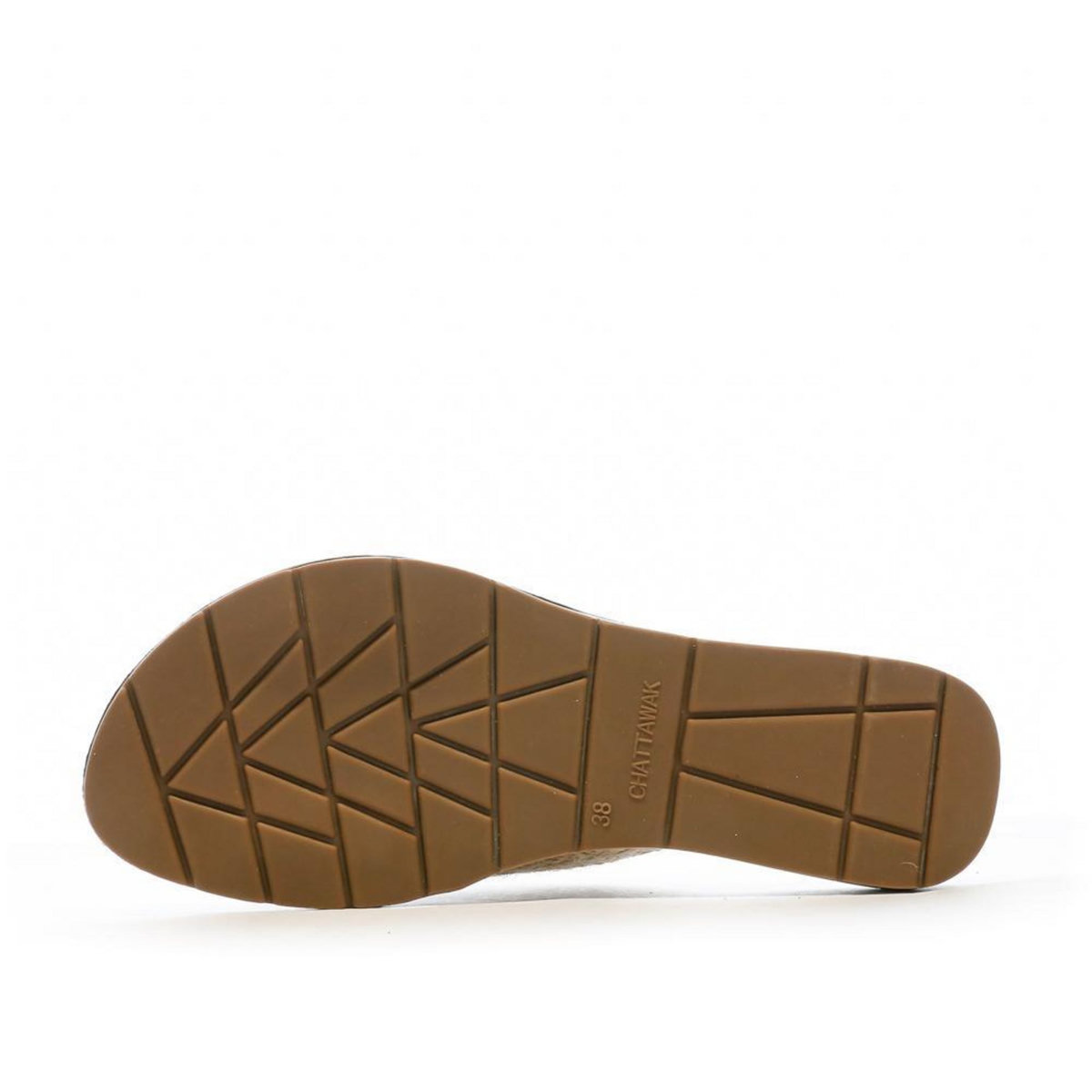 CHATTAWAK Claquettes Croisées  Gold Femme Chattawak Brana