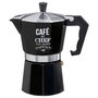 Voir la diapositive 1 : SECRET DE GOURMET Cafetière en Métal  Italienne  18cm Noir