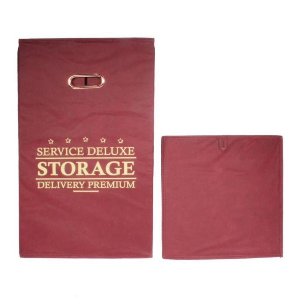 Paris Prix Panier à Linge Piable  Service Deluxe  70L Bordeaux