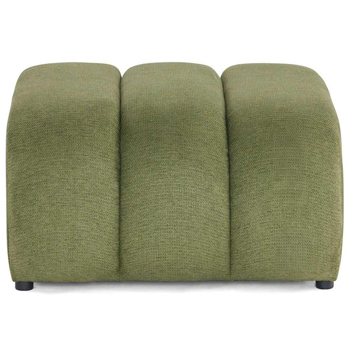 LISA DESIGN Debbie - pouf en tissu texturé