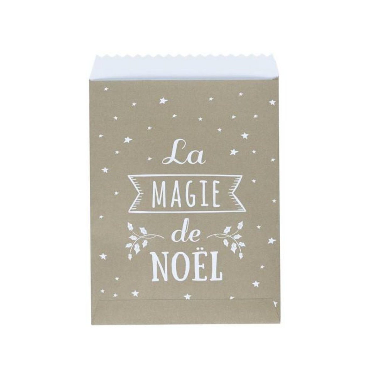 Paris Prix Lot de 4 Pochettes Cadeaux  Noël  30cm Multicolore