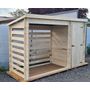 Voir la diapositive 2 : Habrita Abri de jardin bois - Monopente - 4m²