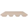 Voir la diapositive 3 : VIDAXL Toit de rechange de balançoire Beige 188/168x145/110 cm