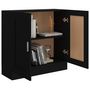 Voir la diapositive 4 : VIDAXL Bibliotheque Noir 82,5x30,5x80 cm Bois d'ingenierie