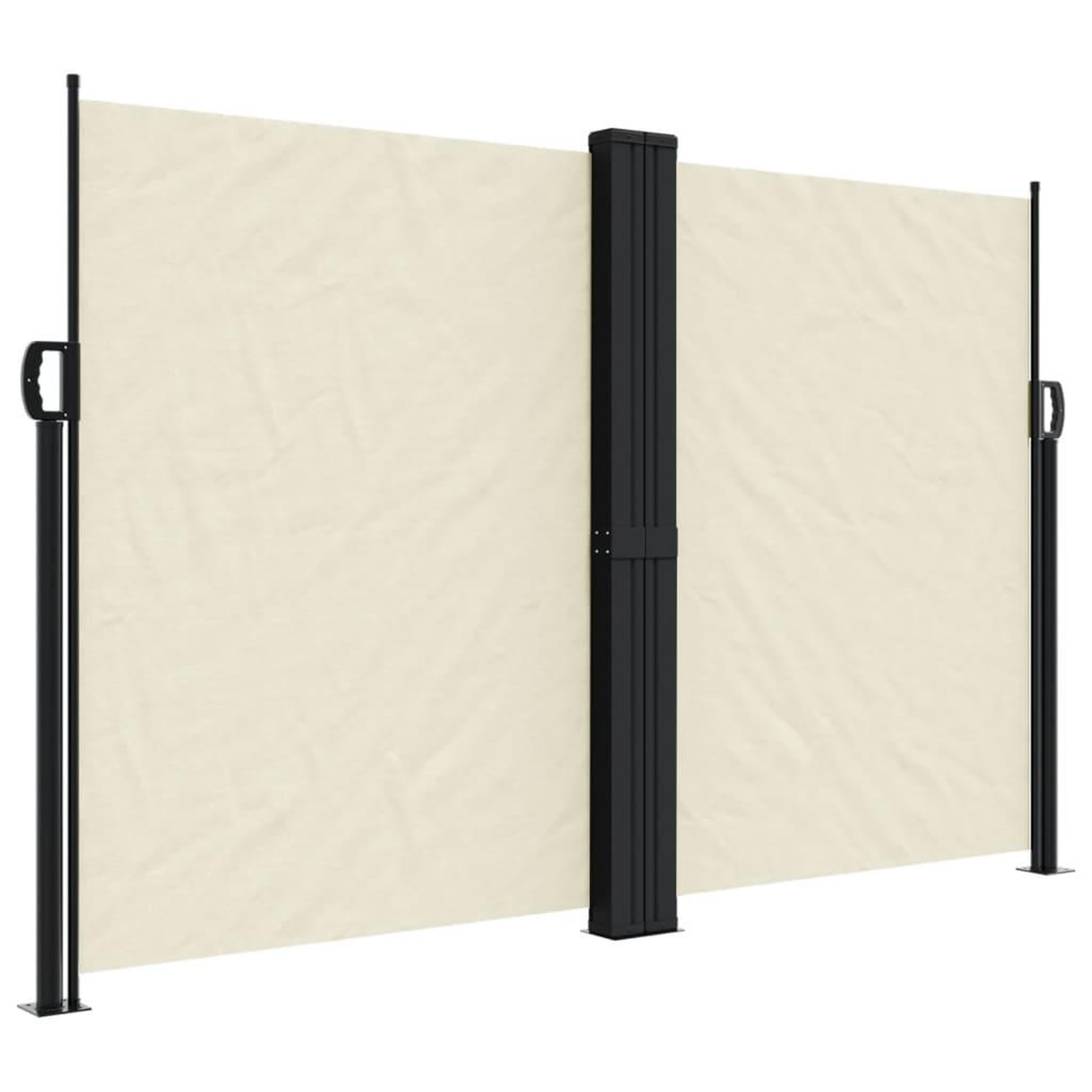 Voir la diapositive 2 : VIDAXL Auvent lateral retractable creme 160x600 cm