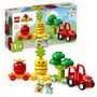 Voir la diapositive 2 : LEGO DUPLO 10982 - Le tracteur des fruits et légumes, Jouet à Empiler et à Trier par Couleur pour les Bébés et Enfants Âgés de 1,5 à 3 Ans, Jeu Éducatif