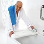 Voir la diapositive 2 : RIDDER RIDDER Siege et etagere de baignoire avec poignee Blanc A0040101