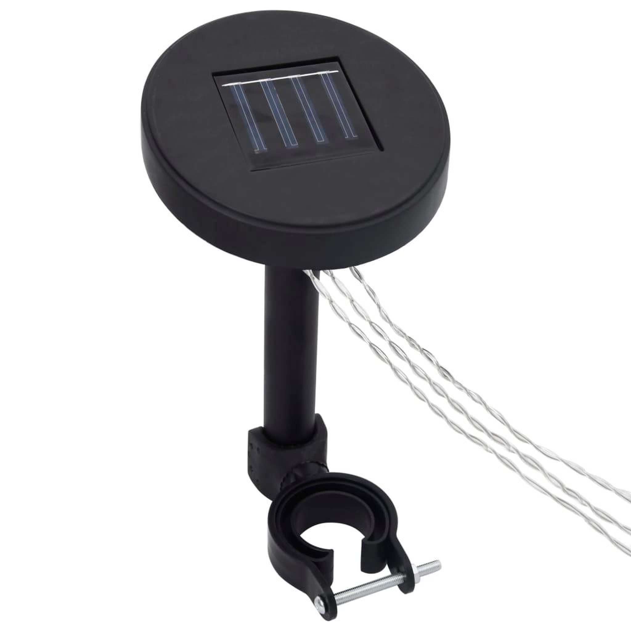 VIDAXL Guirlande lumineuse a LED avec panneau solaire pour belvedere