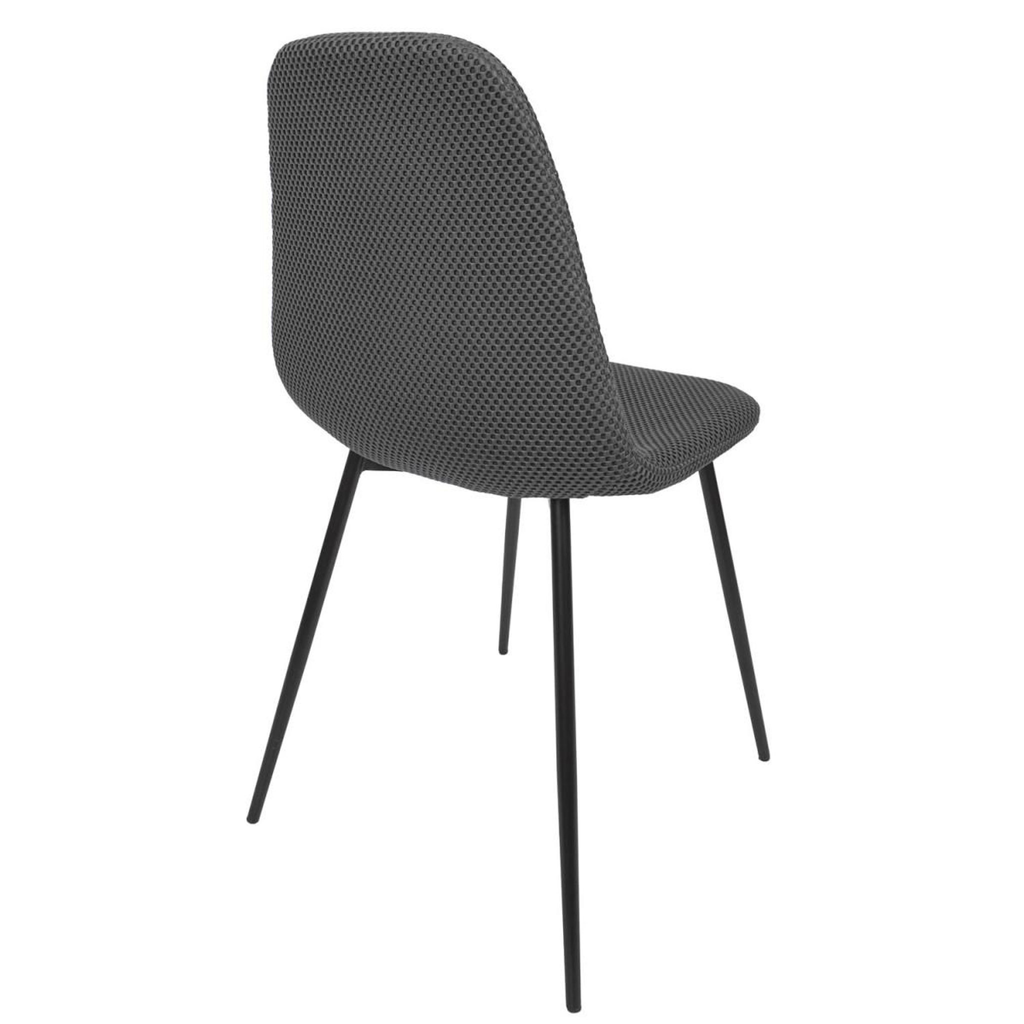 Voir la diapositive 5 : The Home Deco Factory Lot de 4 chaises  atome  86cm gris