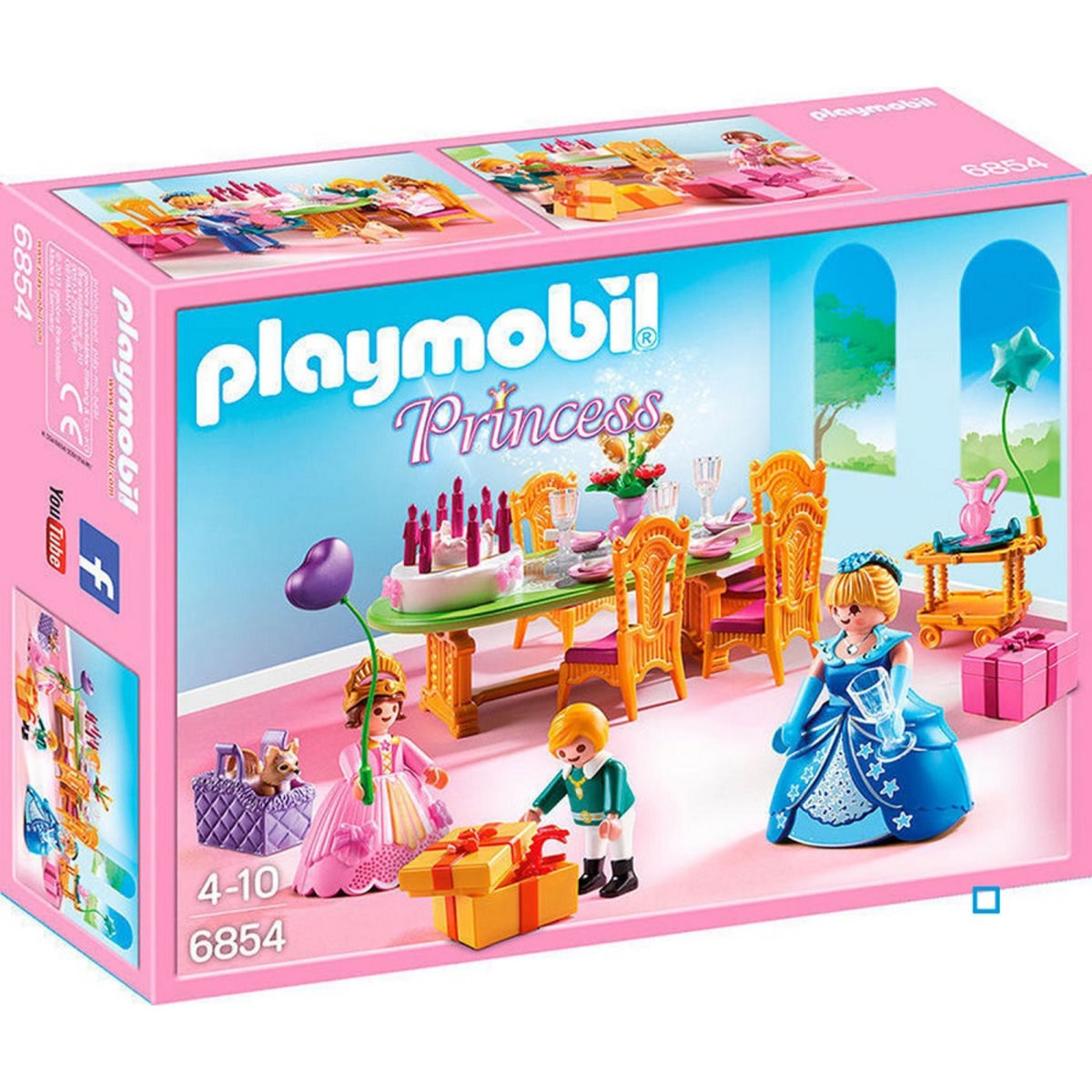 PLAYMOBIL 6854 - Princess - Salle à Manger pour Anniversaire Princier