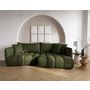 Voir la diapositive 1 : LISA DESIGN Cassiopee - canapé d'angle droit 4 places en tissu texturé