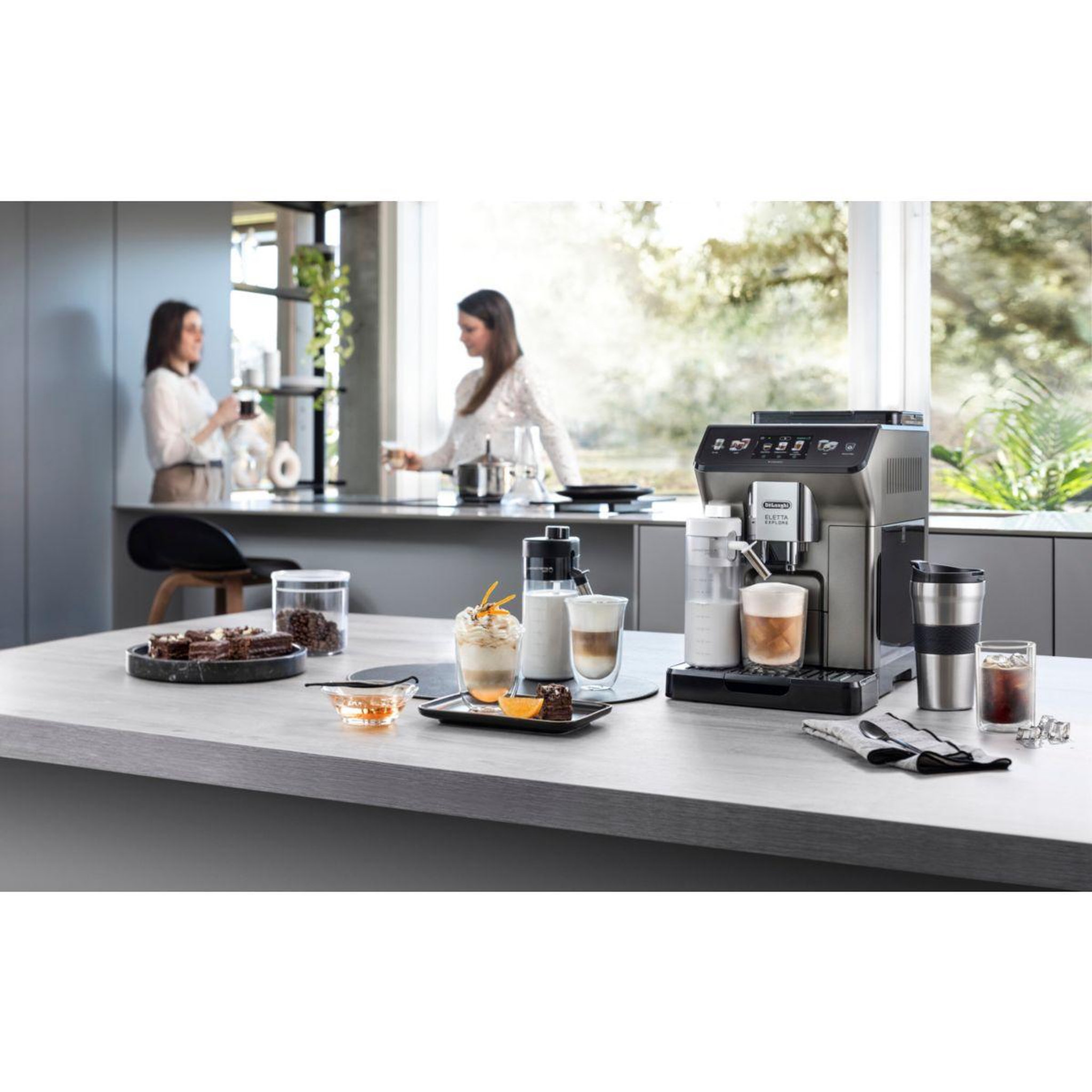 Voir la diapositive 2 : DELONGHI Expresso broyeur eletta explore ecam450.86.t titanium