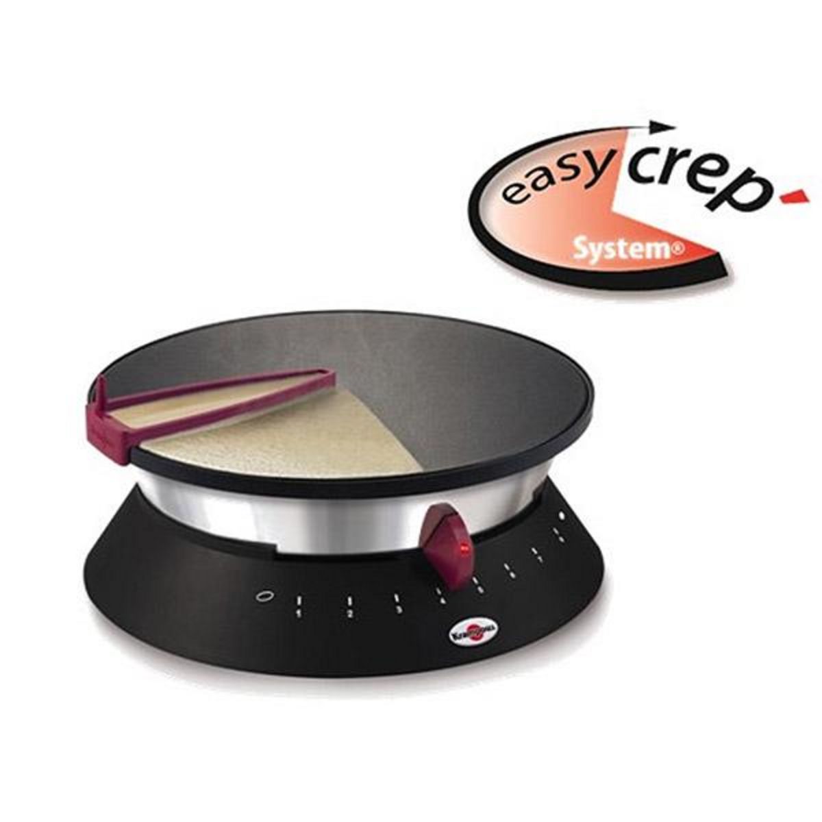 KRAMPOUZ Crêpière 33cm 1250w noir - cebpf2bo