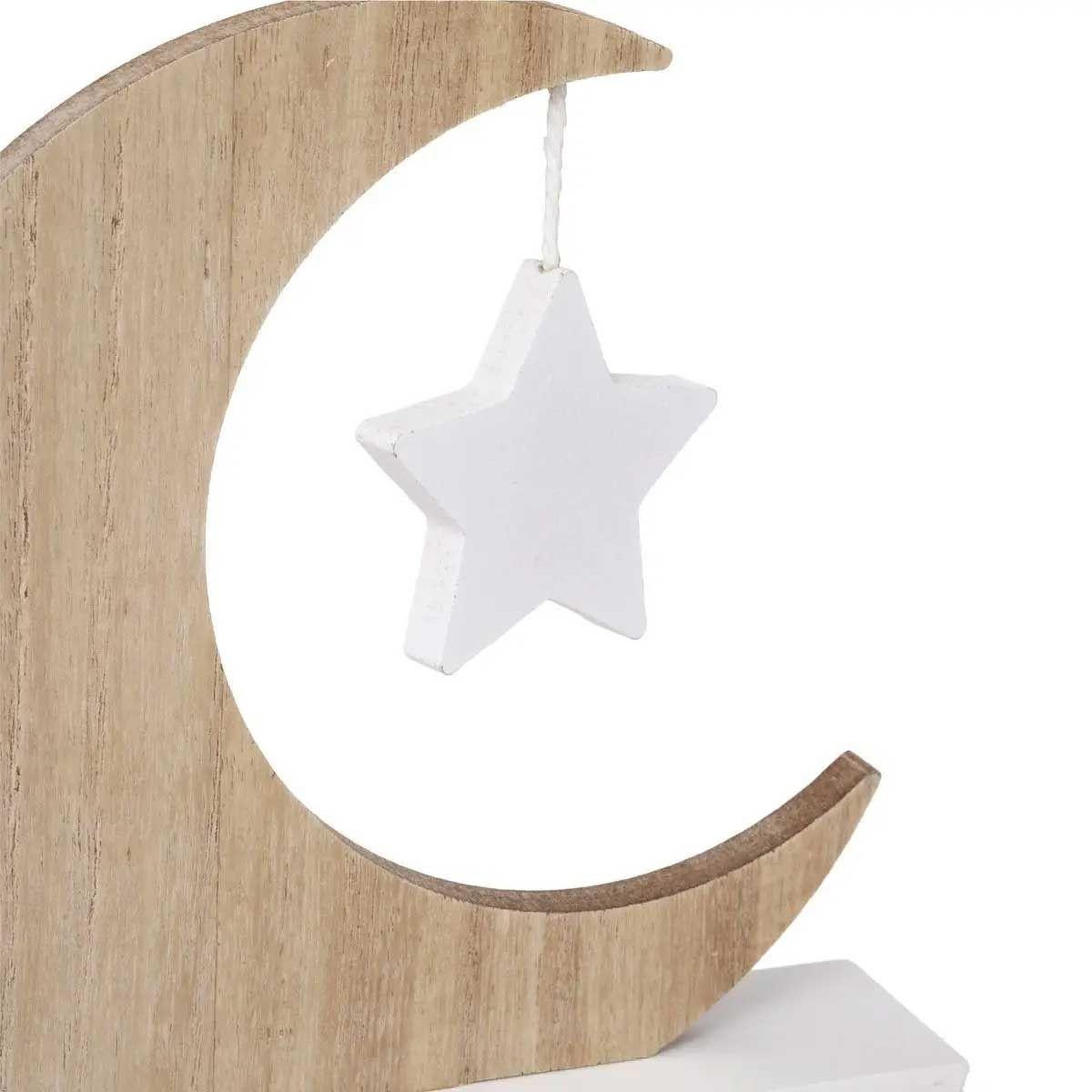 Voir la diapositive 2 : Atmosphera Kids Cadre photo enfant  lune  10x15cm blanc & beige