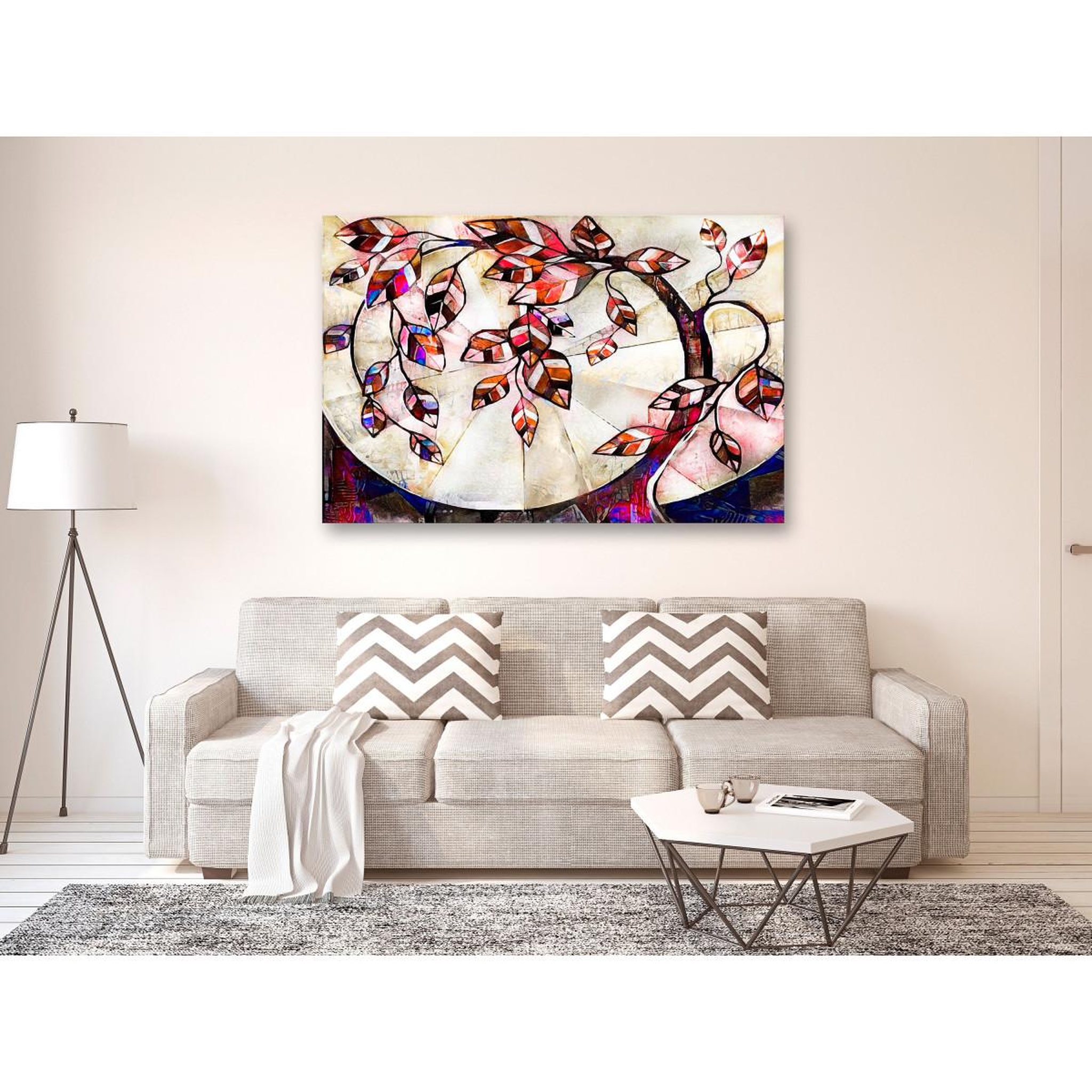 Voir la diapositive 2 : Paris Prix Tableau Imprimé  Stylish Tree Wide