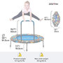 Voir la diapositive 3 : SMARTRIKE Trampoline  2 in1- bleu