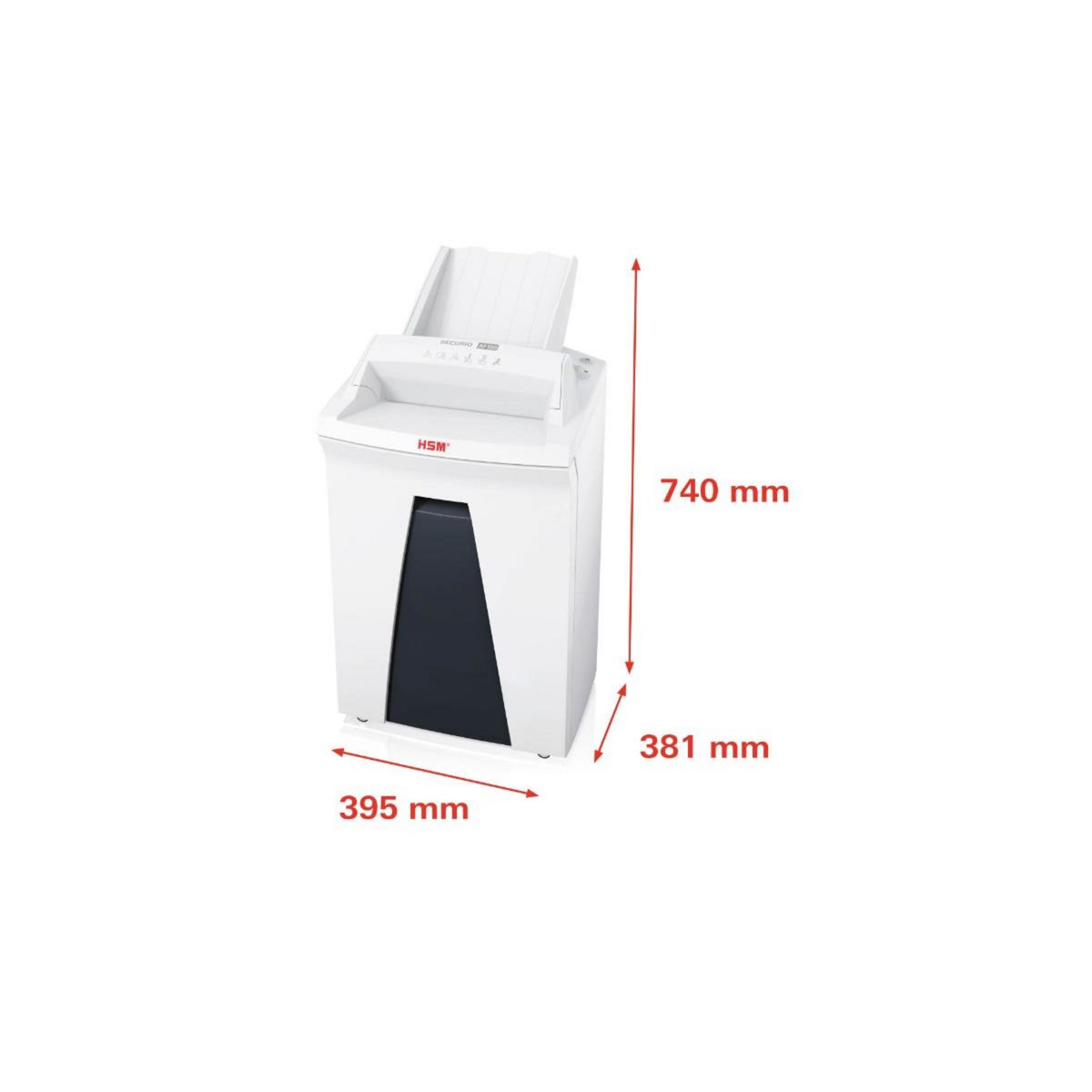 Hsm Destructeur de documents 5 feuilles coupe particules 0,78x11mm - 2085111