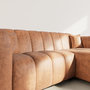 Voir la diapositive 4 : LISA DESIGN Curtis - canapé d'angle droit 4 places en simili