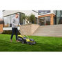 Voir la diapositive 3 : Ryobi Tondeuse a Gazon RYOBI -   poussée 18V ONE+ - Brushless - Ø coupe 37 cm - ramassage et mulching + batterie 5,0 Ah & chargeur - RY18LMX37