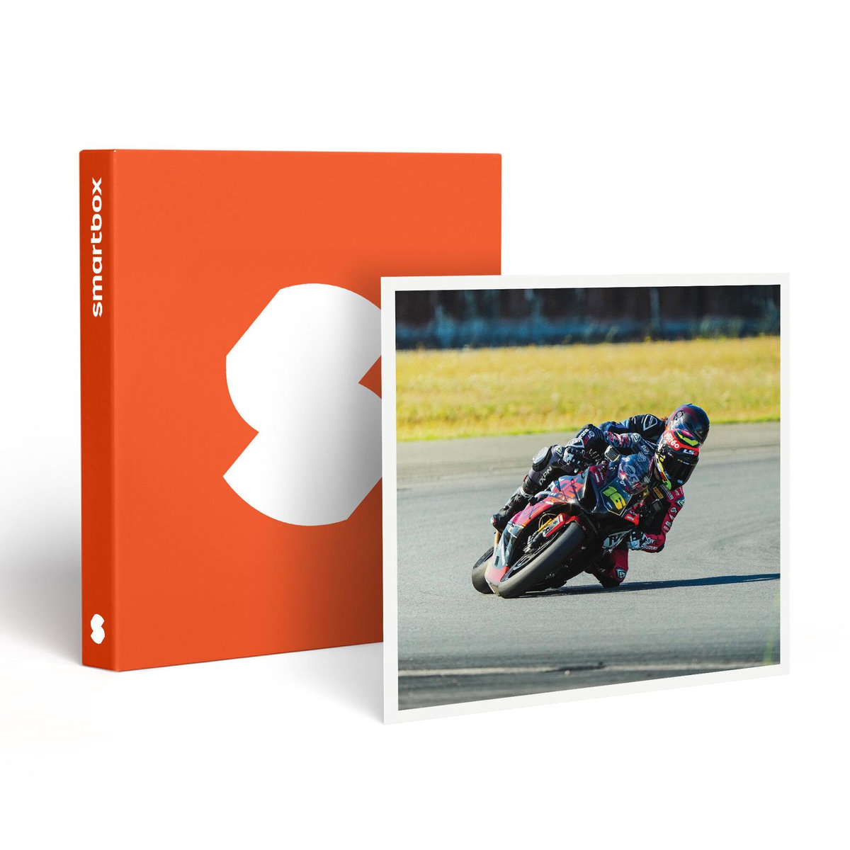 Smartbox Baptême passager en moto : 3 tours à l'arrière d'un pilote professionnel sur le circuit de Nogaro - Coffret Cadeau Sport & Aventure
