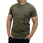 DIESEL T shirt Gris/ Homme Diesel T Diego. Coloris disponibles : Vert