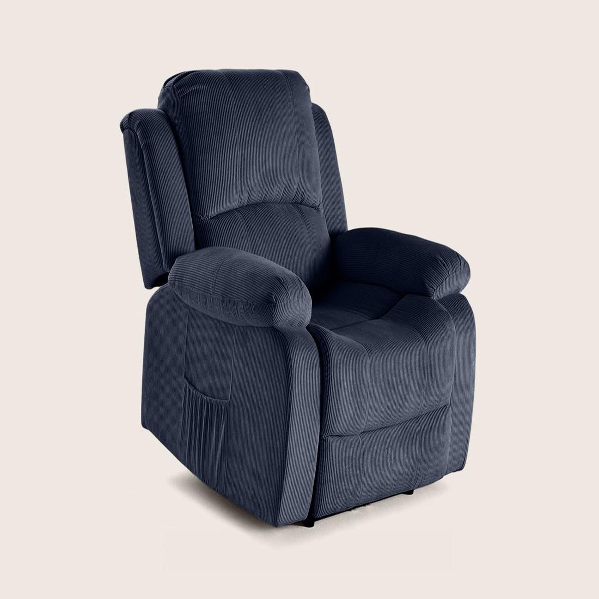 Voir la diapositive 4 : BEST MOBILIER Armand - fauteuil relax électrique en velours côtelé