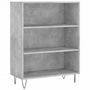 Voir la diapositive 2 : VIDAXL Bibliotheque gris beton 69,5x32,5x90 cm bois d'ingenierie