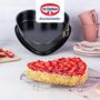 Voir la diapositive 6 : DR.OETKER Ensemble de 2 Moules à charnière en forme de cœur 25 cm Dr. Oetker