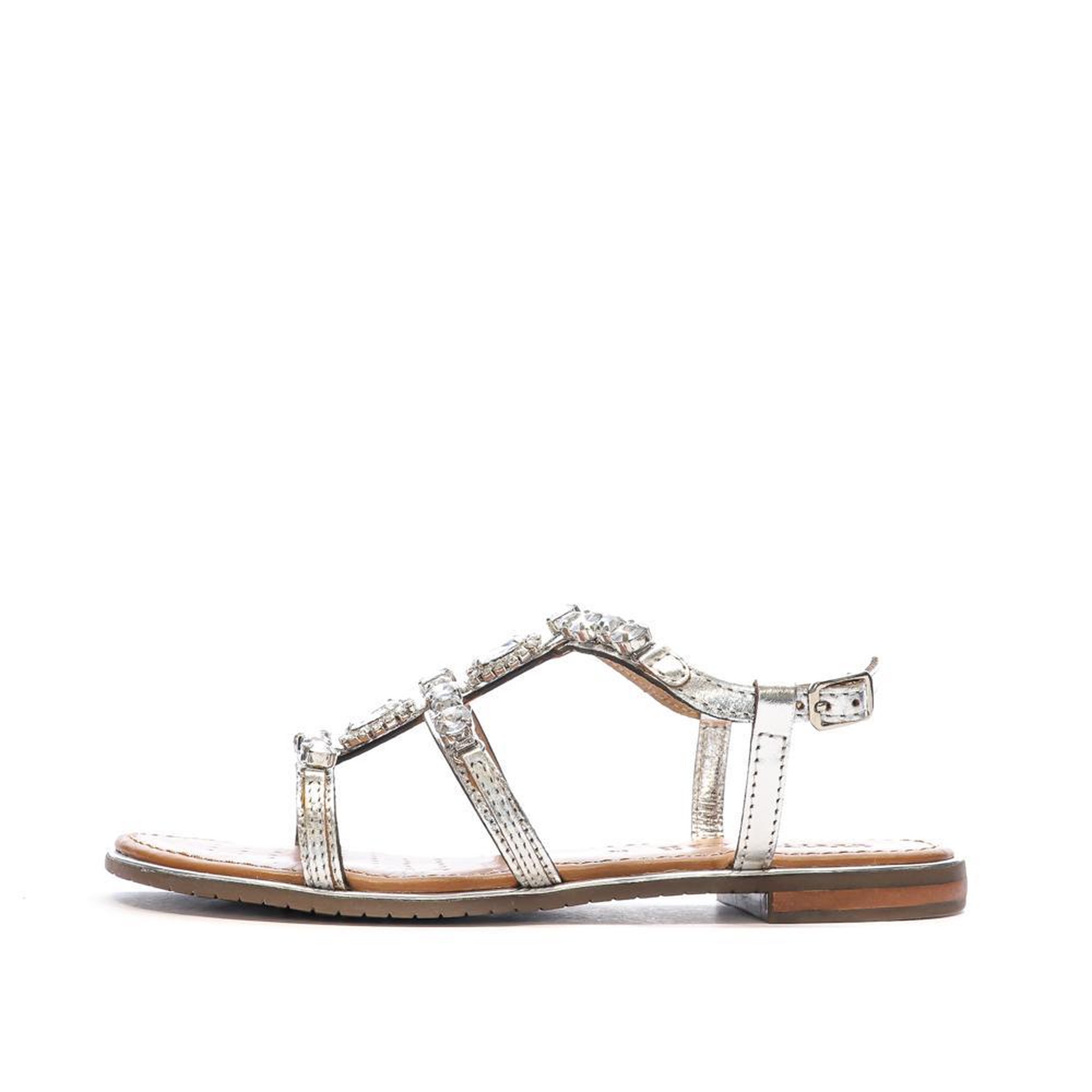 GEOX Sandales Argenté Femme Geox Sozy Plus. Coloris disponibles : Gris
