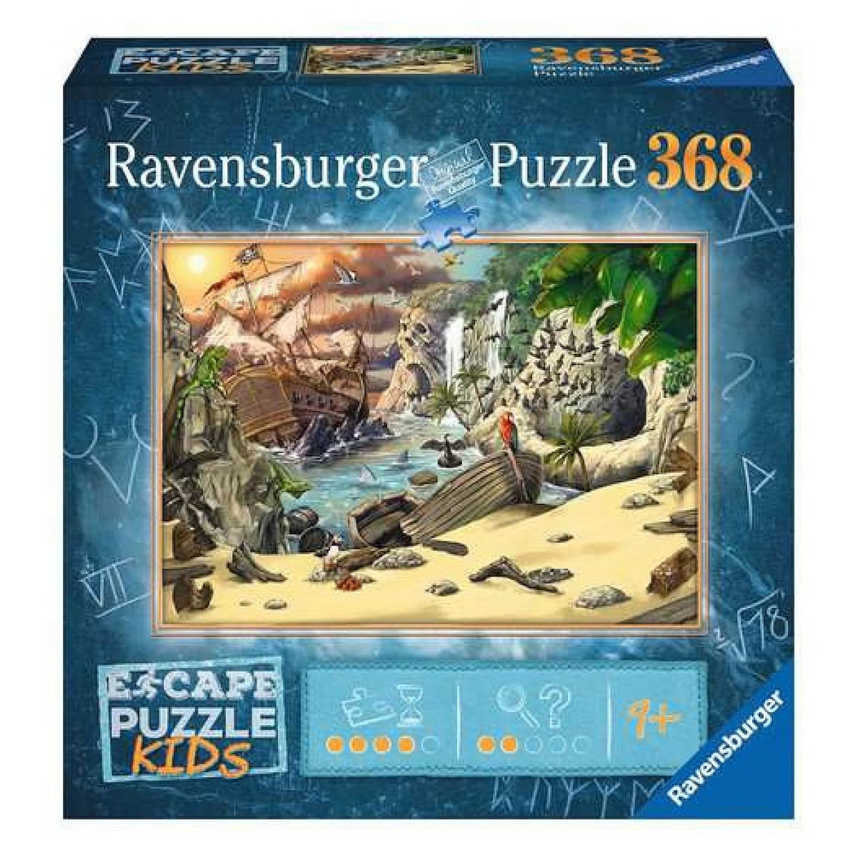 RAVENSBURGER Escape puzzle Kids Pirates Contour pour puzzle 368 pieces