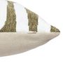Voir la diapositive 3 : ATMOSPHERA Housse de Coussin Chenille  Jeni  30x50cm Kaki
