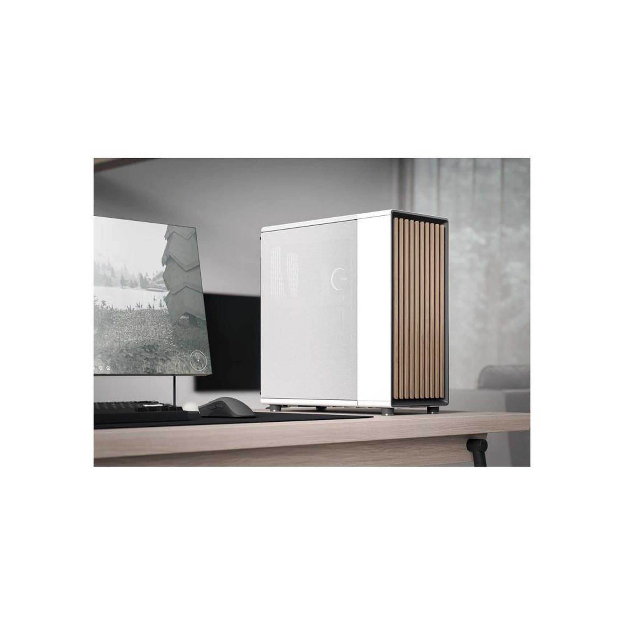 Voir la diapositive 3 : Fractal Design Boitier PC - FRACTAL DESIGN - North Chalk White TG Clear Tin