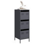 Voir la diapositive 1 : VIDAXL Buffet haut anthracite 39x35x103,5 cm acier
