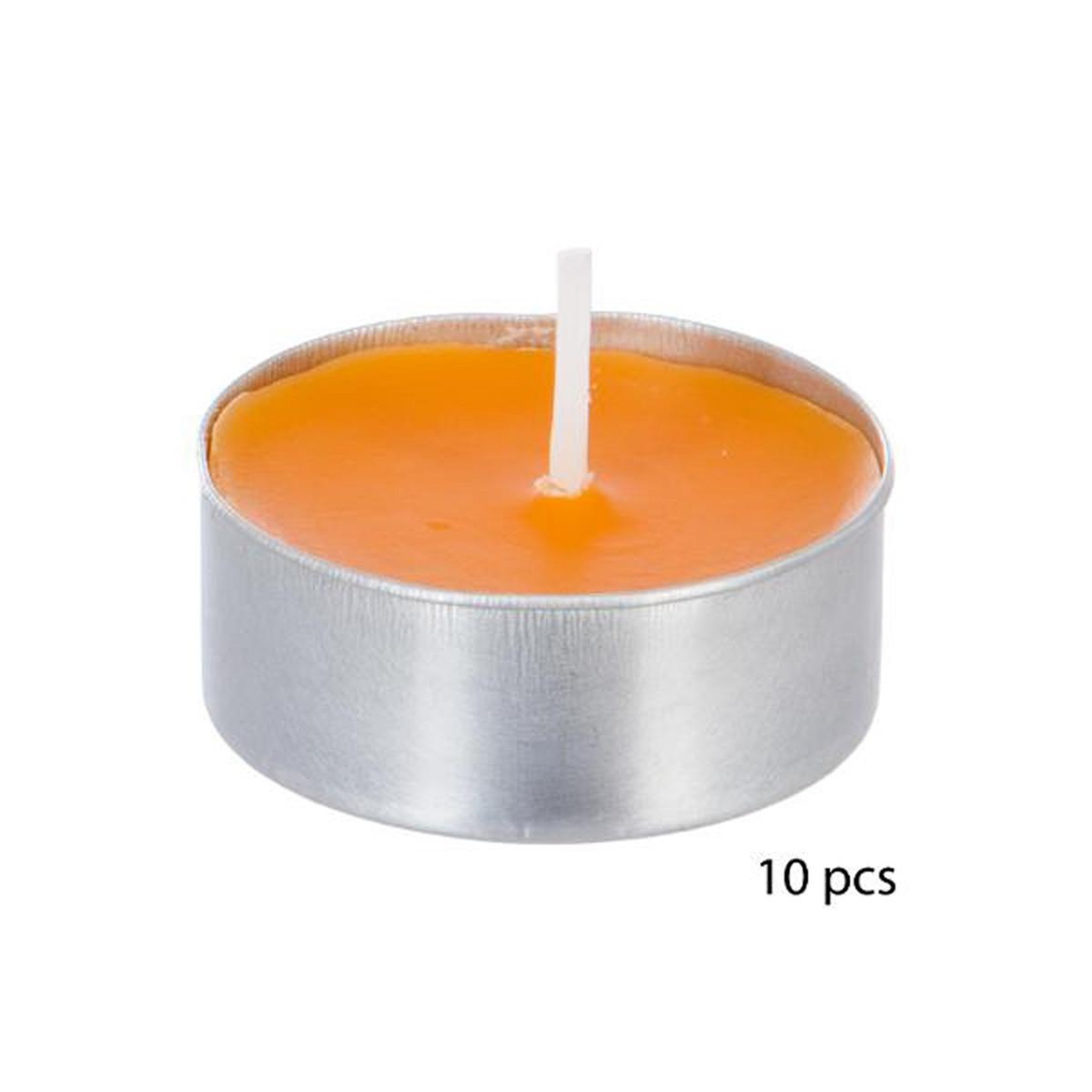 Voir la diapositive 2 : COMPTOIR DE LA BOUGIE Lot de 10 bougies chauffe-plat parfumées 3,7cm fruits exotiques