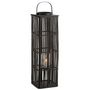 Voir la diapositive 2 : Paris Prix Lanterne Déco en Bambou  Longue  89cm Noir