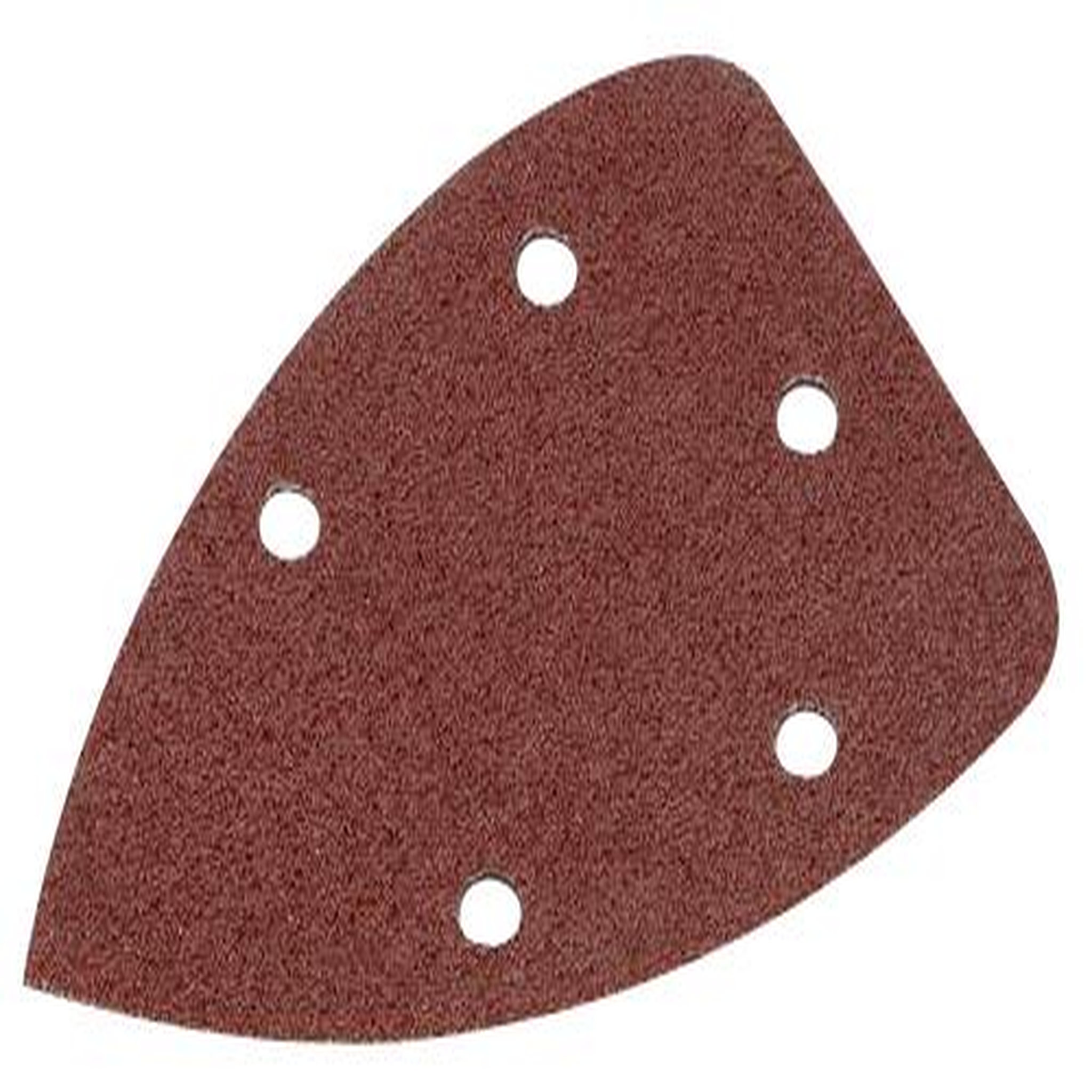 KREATOR Lot de 5 patins triangulaires auto-agrippants - grain 40 - 140x140x80 mm