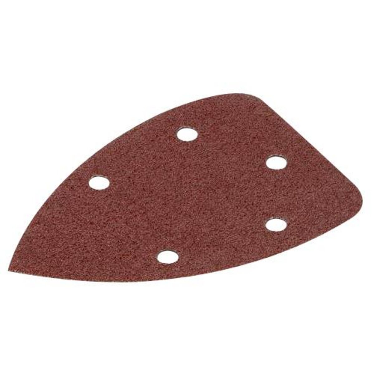 KREATOR Lot de 5 patins triangulaires auto-agrippants - grain 40 - 140x140x80 mm