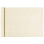 Voir la diapositive 1 : VIDAXL Ecran de balcon Creme 75x500 cm PEHD